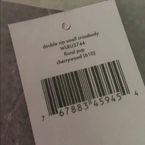 Kate Spade Limited Edition Floral Pup Double Zip Crossbody. - Picture 8 of 9